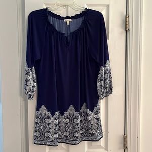 Madison poly/spandex top